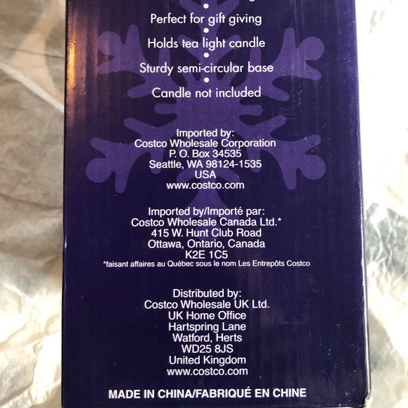 Tea Light Holder, Metal Snowflake Image - Picture 6 of 12